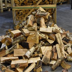 Kiln Dried Birch Firewood Logs- Ready to Burn Standard Crate