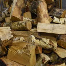 Kiln Dried Birch Firewood Logs- Ready to Burn Standard Crate