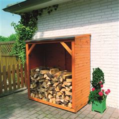  Premium Pent Roof Log Store - Stylish Wood Storage Shed for Your Garden