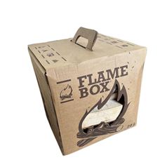 Flame Box with Kiln Dried Birch Firewood & Fire Starters Flame Box with Kiln Dried Birch Firewood & Fire Starters