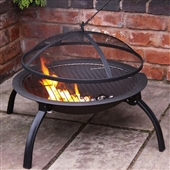 Portable Fire Pit Lucio Folding Fire Bowl