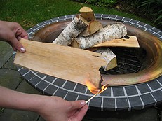 Easy Light Kindling Wood