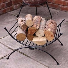 Steel Bar Log Basket