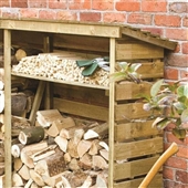 Double Firewood Log Store