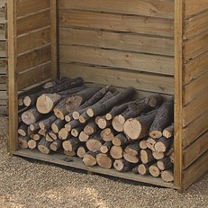Small Firewood Log Store