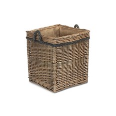 Size 1 Antique Wash Square Storage Basket - Stylish and Versatile Storage Solution