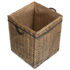 Size 2 Antique Wash Square Storage Basket - Stylish and Versatile Storage Solution