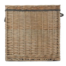 Size 3 Antique Wash Square Storage Basket - Stylish and Versatile Storage Solution