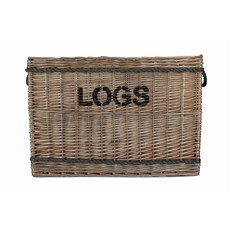 Jumbo 'Logs' Basket - Stylish and Generous Fireside Storage Solution