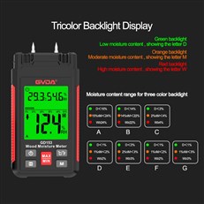 Digital Wood Moisture Meter - Accurate Wood & Concrete Moisture Meter