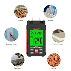 Digital Wood Moisture Meter - Accurate Wood & Concrete Moisture Meter