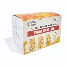 Wood Wool Firelighters - Eco-Friendly Firestarters for BBQs and Fireplaces